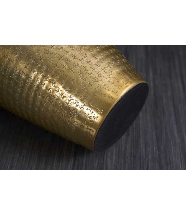 Invicta Interior Elegante vaas ORIENTAL 50cm goud im Wild Hammerschlag Design - 41551