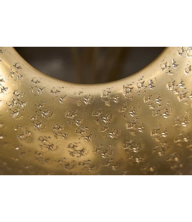 Invicta Interior Elegante vaas ORIENTAL 50cm goud im Wild Hammerschlag Design - 41551