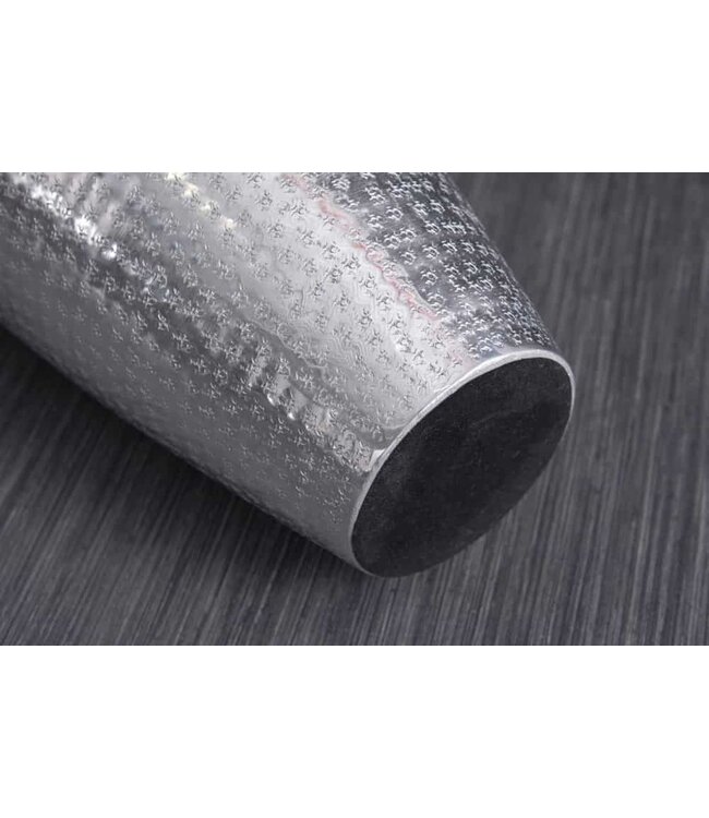 Invicta Interior Elegante vaas ORIENTAL 50cm zilver in wild hamerontwerp - 41550