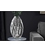Invicta Interior Elegante vaas ORGANIC ORIENT 44cm zilver gehamerd ontwerp - 41546