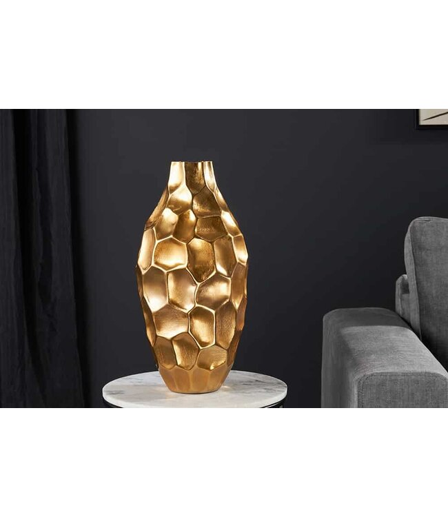 Invicta Interior Elegante Vaas ORGANIC ORIENT 45cm goud Hammerschlag Design - 41545