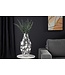 Invicta Interior Elegante vaas ORGANIC ORIENT 45cm zilver gehamerd ontwerp - 41544