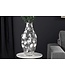 Invicta Interior Elegante vaas ORGANIC ORIENT 45cm zilver gehamerd ontwerp - 41544
