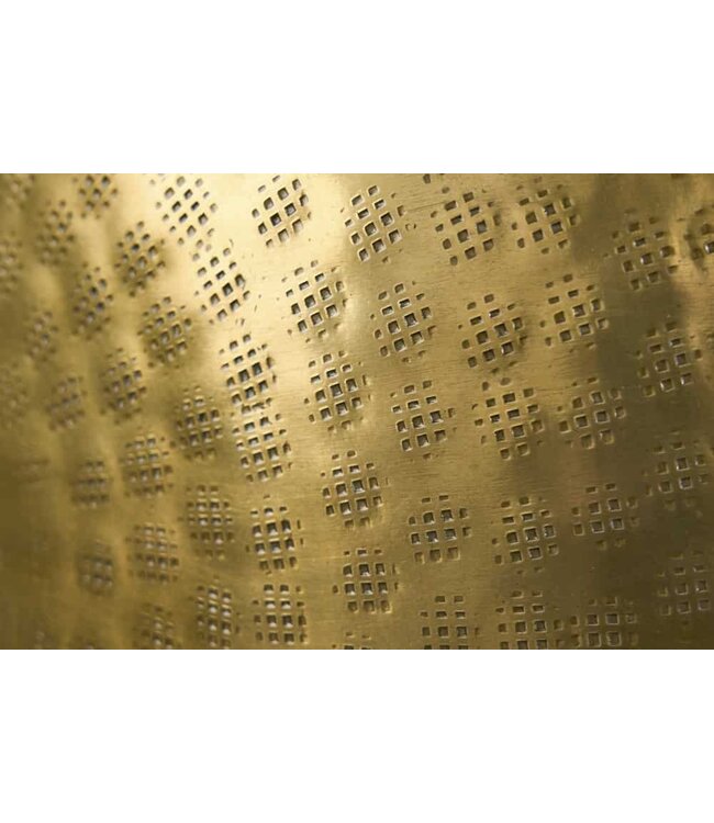 Invicta Interior Elegante vazen set van 2 ORIENTAL 44cm goud in hamerslagpatroon - 41543