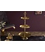 Invicta Interior Design taartplateau ORIENT 65cm goud in wild hammer finish met drie niveaus - 41537