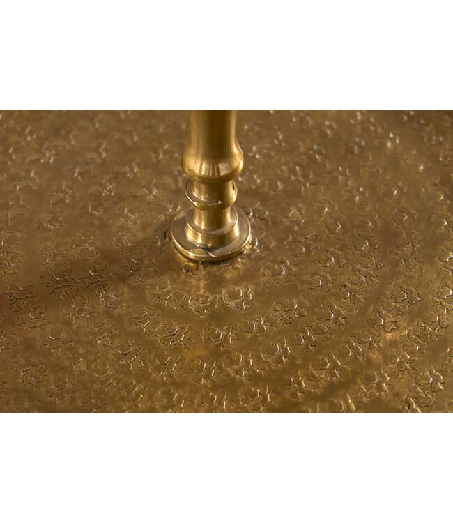 Invicta Interior Design taartplateau ORIENT 47cm goud in wild hammer finish met drie niveaus - 41535