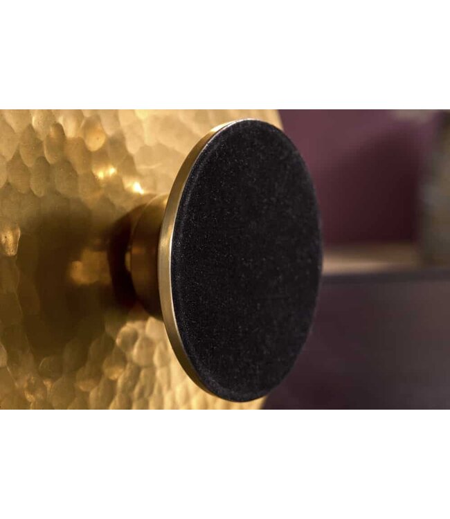 Invicta Interior Design taartplateau ORIENT 47cm goud in wild hammer finish met drie niveaus - 41535