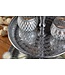 Invicta Interior Design taartplateau ORIENT 47cm zilver in wildhammerafwerking met drie niveaus - 41534