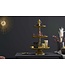Invicta Interior Design taartplateau ORIENT 50cm goud in wildhammerafwerking met drie niveaus - 41533