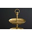 Invicta Interior Design taartplateau ORIENT 50cm goud in wildhammerafwerking met drie niveaus - 41533