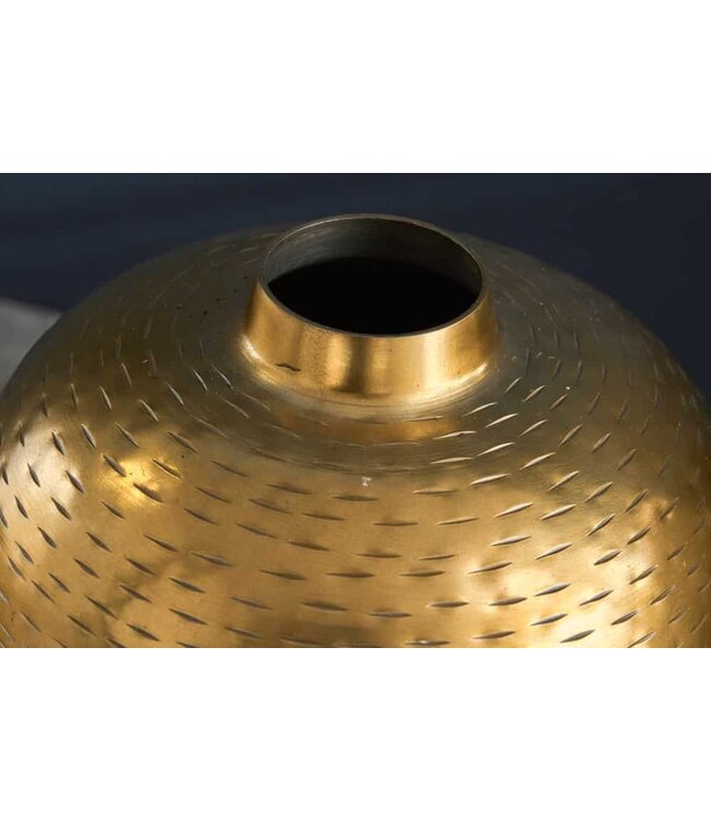 Invicta Interior Elegantes Vasen 2er Set ORIENTAL 32cm goud im Rice Hammerschlag Design - 41532