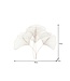 Invicta Interior Elegante wanddecoratie GINKGO 90cm goud in filigrane bladvorm - 41274