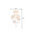 Invicta Interior Elegante wanddecoratie GINKGO 110cm goud in filigrane bladvorm - 41272