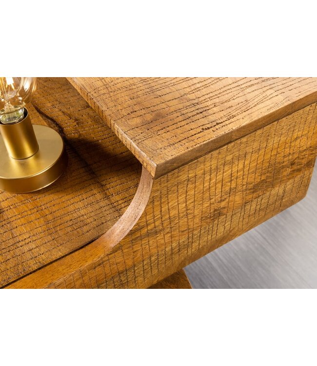 Invicta Interior Stevige secretaire MONSOON 120 cm mangohouten bureau - 41165