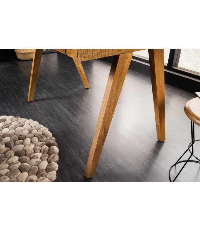 Invicta Interior Stevige secretaire MONSOON 120 cm mangohouten bureau - 41165