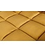 Invicta Interior Design 3-zits loungebank COSY VELVET 220cm mosterdgeel fluwelen veerkern - 41072