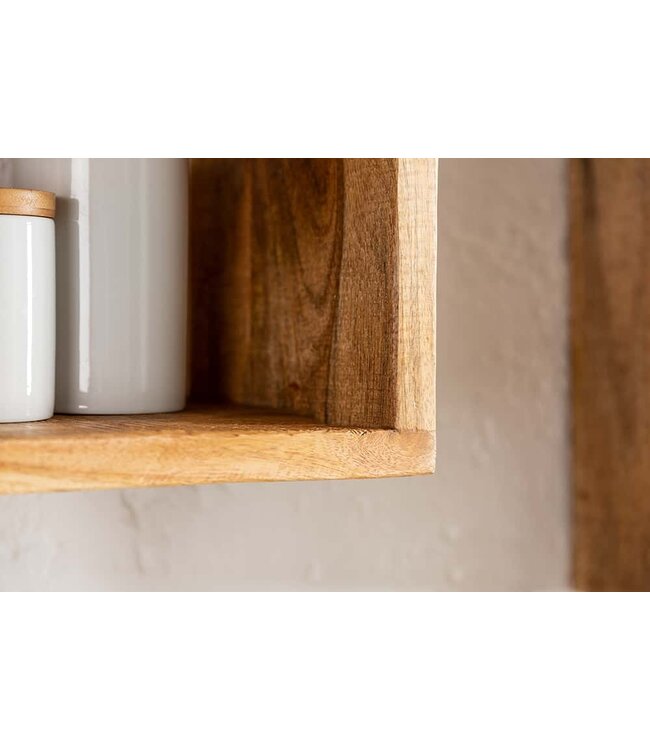 Invicta Interior Stevige wandplank set van 3 HEMINGWAY 94cm gemaakt van mangohout - 41066