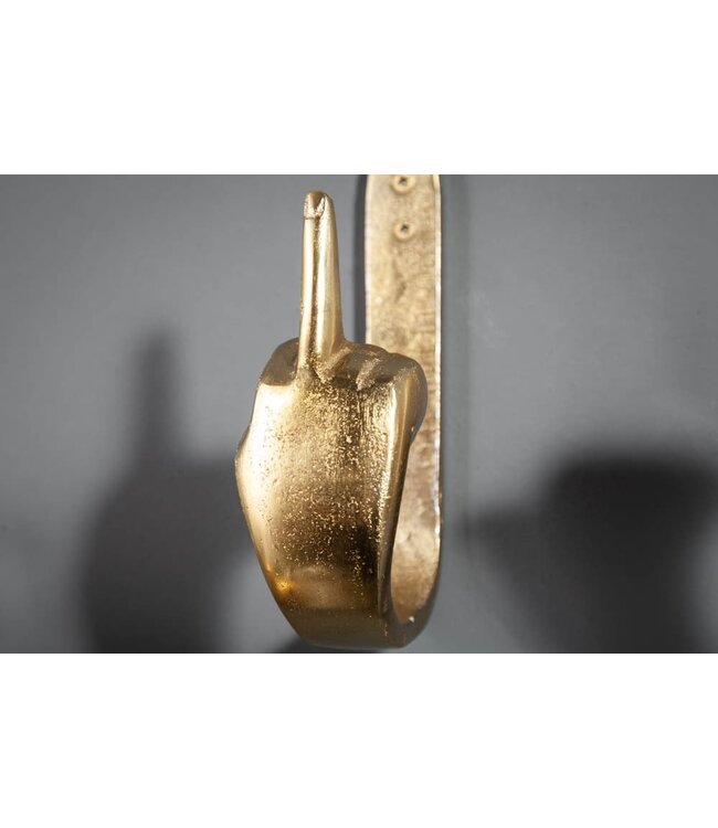 Invicta Interior Extravagante kapstokken FINGERS goud set van 3 wandkapstokken - 40917