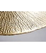 Invicta Interior Handgemaakte design bijzettafel ABSTRACT LEAF 40cm goud - 40904