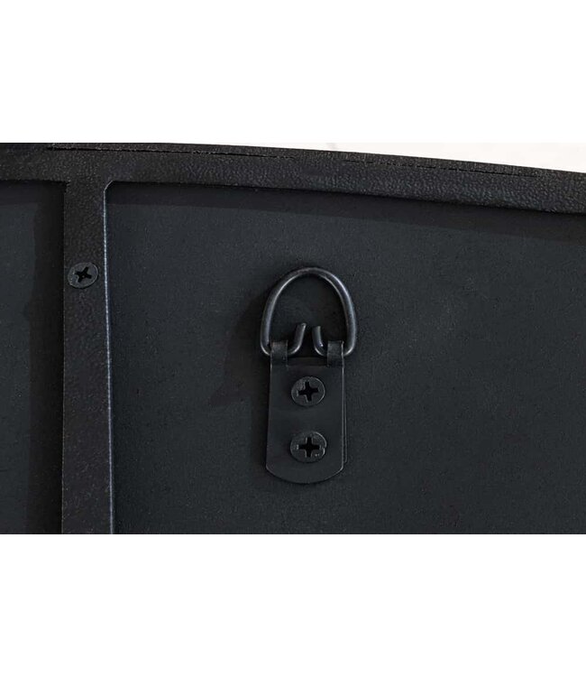 Invicta Interior Moderne wandspiegel NOEMI 90cm zwart asymmetrisch design - 40703