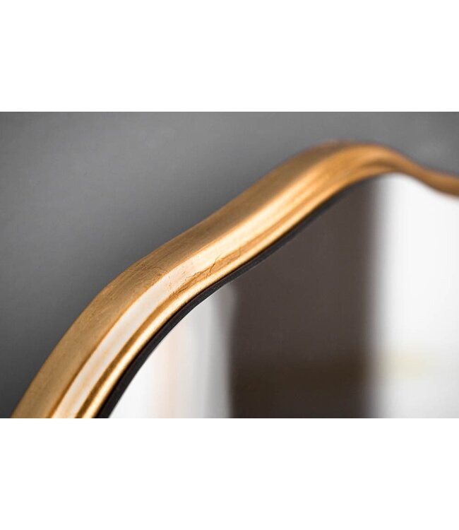 Invicta Interior Elegante wandspiegel ELEGANCIA 100cm goud ovaal design - 40696