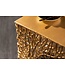 Invicta Interior Filigraan bijzettafel set van 2 ABSTRACT LEAF 45cm goud handgemaakt - 40613