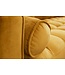 Invicta Interior Elegante hoekbank COSY VELVET 260cm mosterdgeel fluwelen veerkern 3-zitsbank - 40277