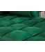 Invicta Interior Elegante hoekbank COSY VELVET 260cm smaragdgroene fluwelen veerkern 3-zitsbank - 40274