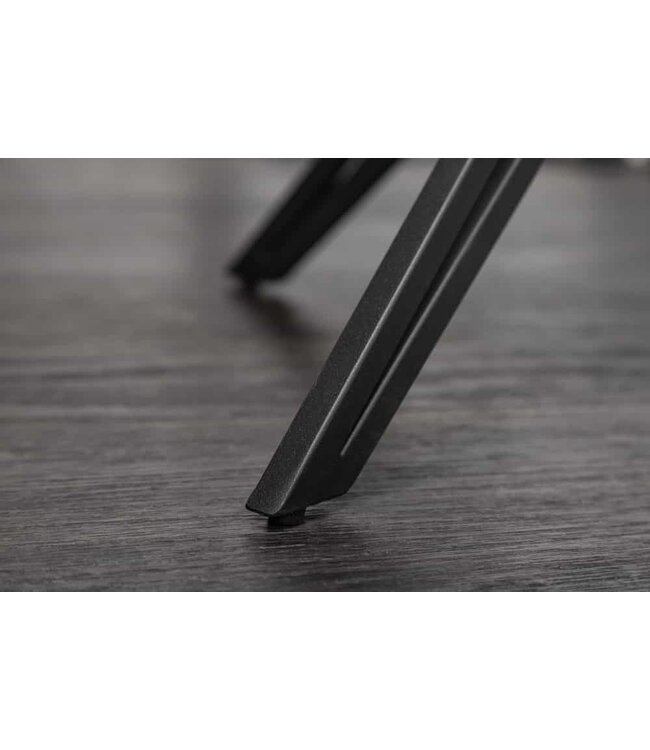 Invicta Interior Draaibare design stoel EUPHORIA bruin fluweel met armleuning metalen frame zwart - 40262