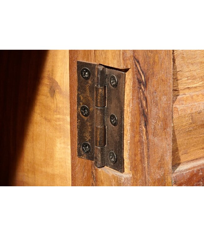 Invicta Interior Uniek dressoir JAKARTA 160cm kleurrijk gerecycled massief hout van vissersboten - 40126