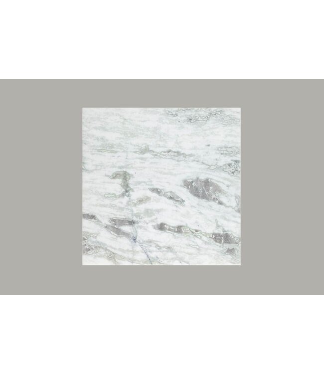 Invicta Interior Elegante salontafel ELEMENTS 50cm wit met gepolijst marmeren blad - 40112