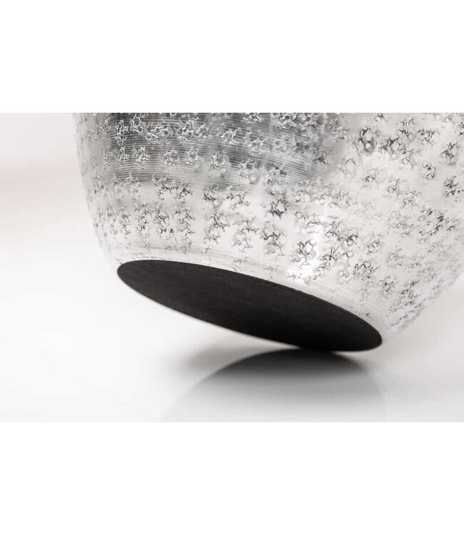 Invicta Interior Elegante vazen set van 2 OOSTERSE 33cm zilver met de hand versierd - 40102