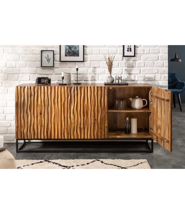 Invicta Interior Massief dressoir AMAZONAS 160 cm mangohout naturel frontdesign - 40050