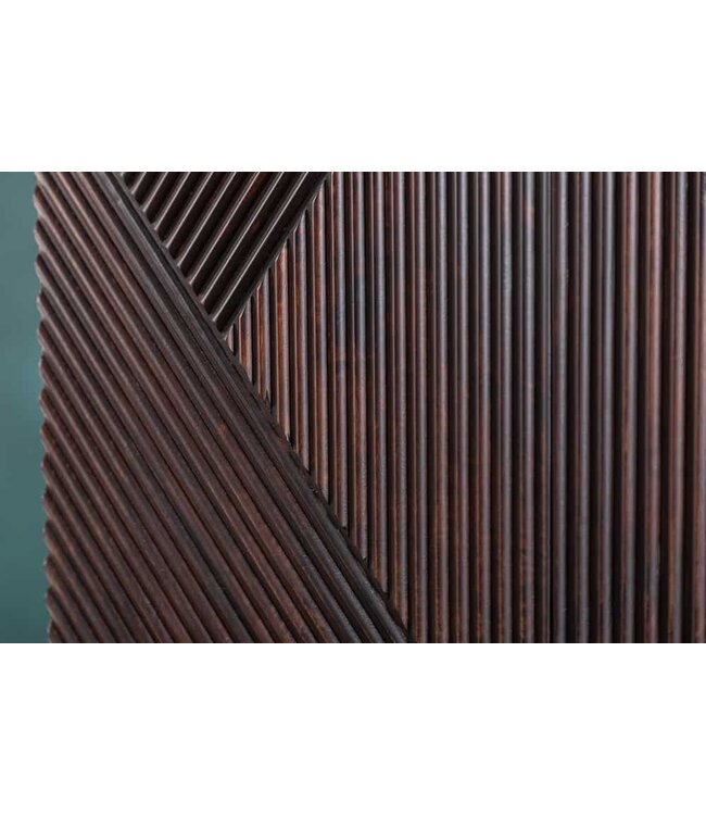 Invicta Interior Massief dressoir CREATIVO 177 cm mangohout, gedetailleerd retro-design aan de voorkant - 40049