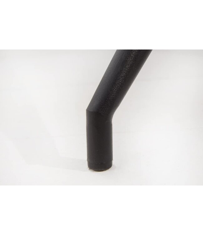 Invicta Interior Design stoel DIVANI lichtgrijs metalen frame zwart in retrostijl - 40017