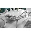 Invicta Interior Design eettafel MODERN BAROQUE 200cm wit chroom glasblad marmer roestvrijstalen poten - 39996