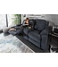Invicta Interior Exclusieve 2-zits bioscoopfauteuil HOLLYWOOD donkergrijze tv-fauteuil met bekerhouder - 39979