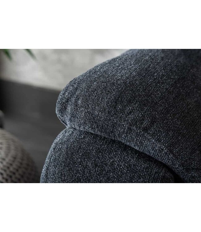 Invicta Interior Exclusieve 2-zits bioscoopfauteuil HOLLYWOOD donkergrijze tv-fauteuil met bekerhouder - 39979