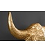 Invicta Interior Elegante stierenkop MATADOR 56cm goud met mozaiekversiering wanddecoratie - 39879
