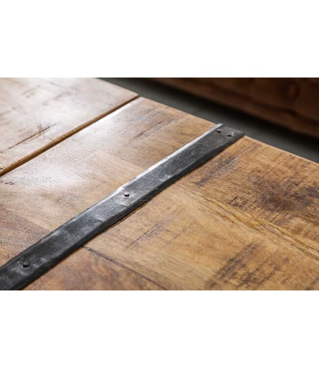 Invicta Interior Massief houten salontafel BODEGA 100cm mangohouten thuisbarkast - 39814