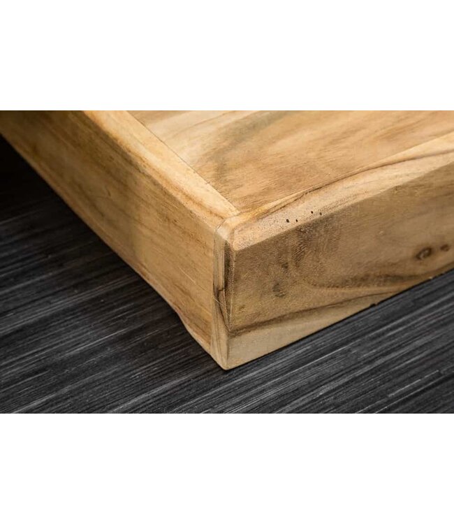 Invicta Interior Handgemaakte barkast MOSAICO 130cm massief acaciahout 3D-effect - 39750