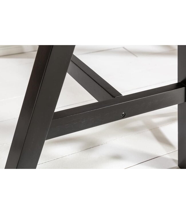 Invicta Interior Massieve bartafel CASTLE 120cm natuurlijk wild eiken bartafel industrieel design - 39722