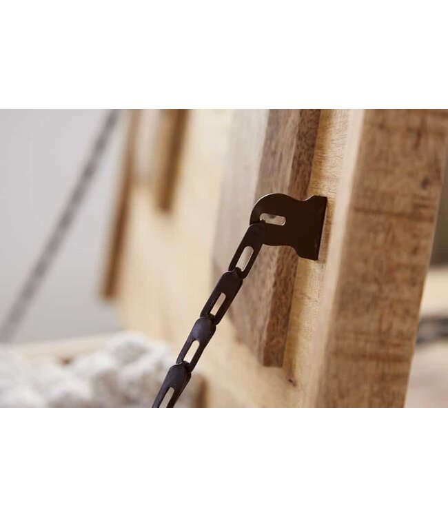 Invicta Interior Massieve salontafel IRON CRAFT Mangohouten kist van 70 cm met lades - 39580