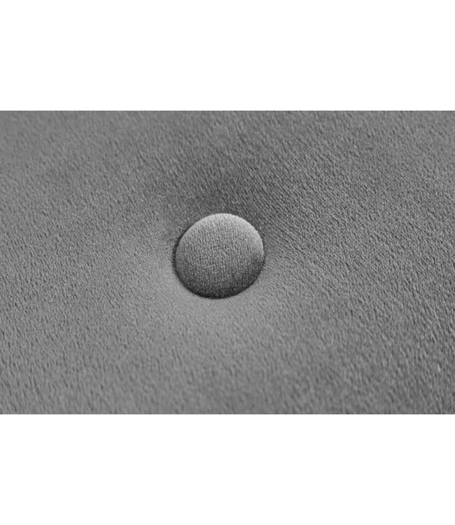 Invicta Interior Elegante kruk MR. LOUNGER grijs fluweel met chroom frame - 39513