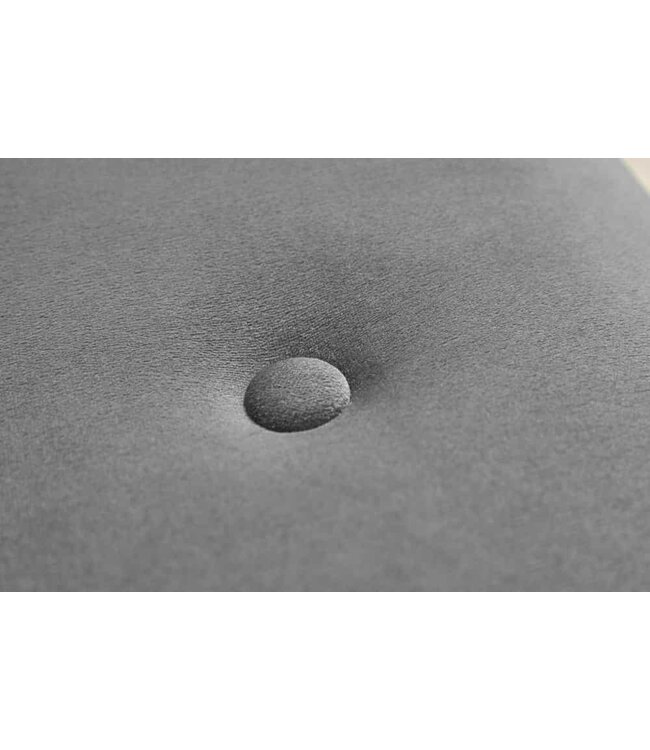 Invicta Interior Elegante kruk MR. LOUNGER grijs fluweel met chroom frame - 39513