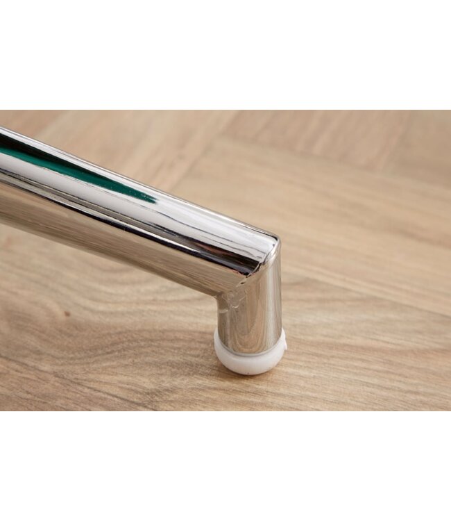 Invicta Interior Design fauteuil MR. LOUNGER grijs chroom fluweel in hoogte verstelbaar draaibaar retro - 39511