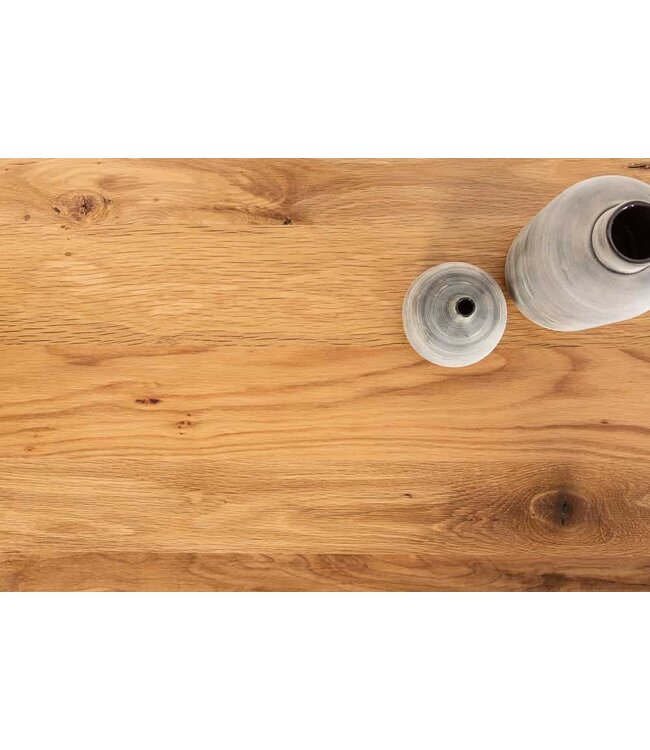 Invicta Interior Massief dressoir LIVING EDGE 160cm wild eiken geolied boomrandbord - 39435