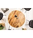 Invicta Interior Massieve eettafel IRON CRAFT 80cm rond naturel mangohout - 39400