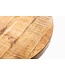 Invicta Interior Massieve eettafel IRON CRAFT 80cm rond naturel mangohout - 39400