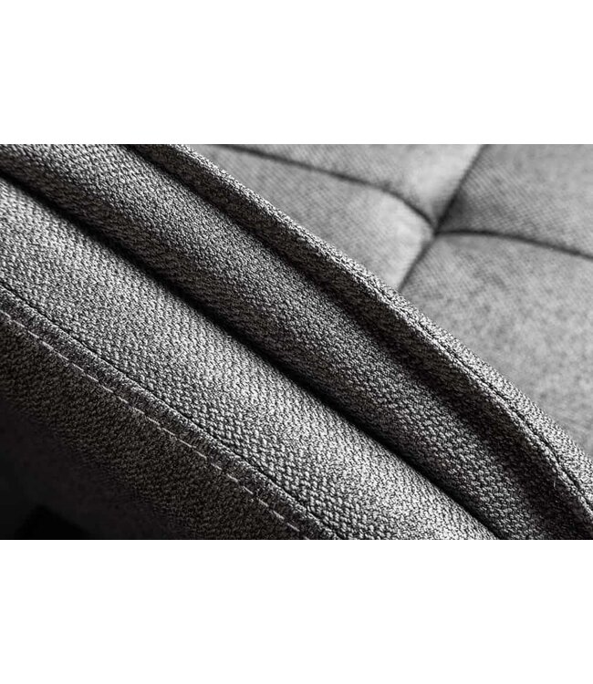 Invicta Interior Draaibare designstoel MR. LOUNGER grijs met armleuning - 39352